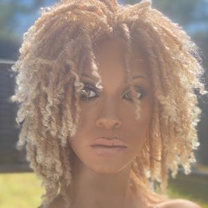 Blonde Faux Locs Wig New